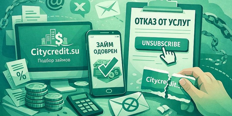 City Credit (Citycredit.su): Как отписаться от платных услуг