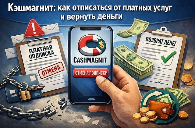 Cashmagnit (Кэшмагнит): как отписаться от платных услуг и вернуть деньги