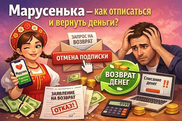 Марусенька - как отписаться и вернуть деньги