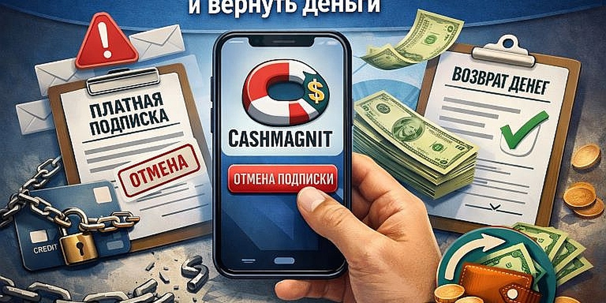 Cashmagnit (Кэшмагнит): как отписаться от платных услуг и вернуть деньги