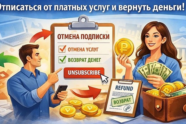 Отписаться от платных услуг и подписок Финсокол