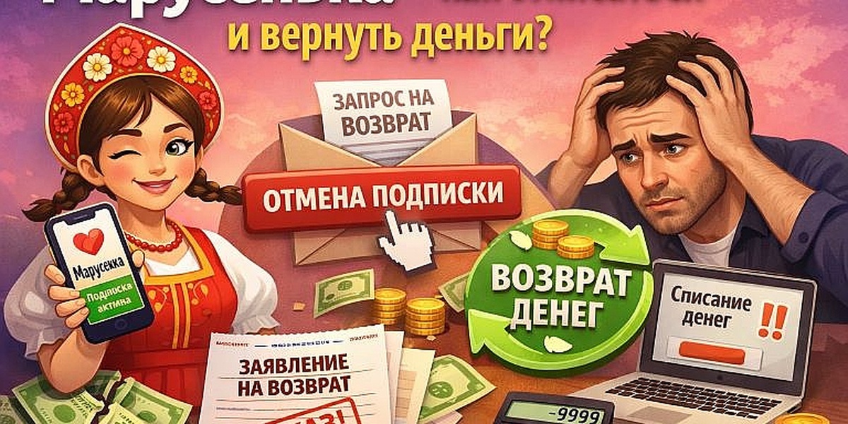 Марусенька - как отписаться и вернуть деньги