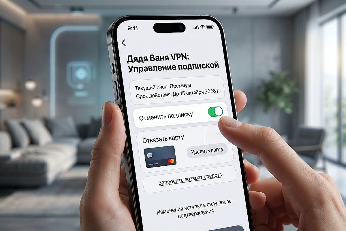 Как отключить подписку Дядя Ваня VPN: пошаговая инструкция, отвязка карты и возврат средств