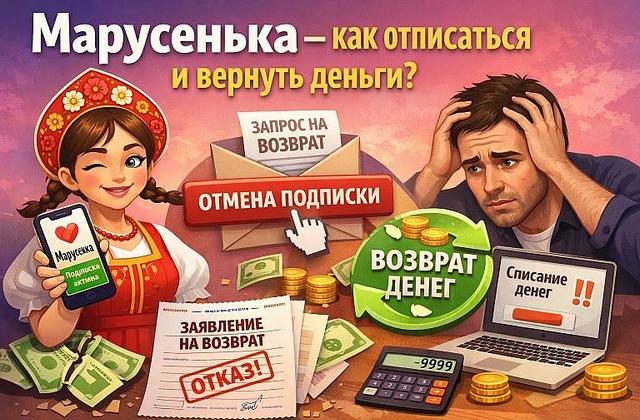 Марусенька - как отписаться и вернуть деньги