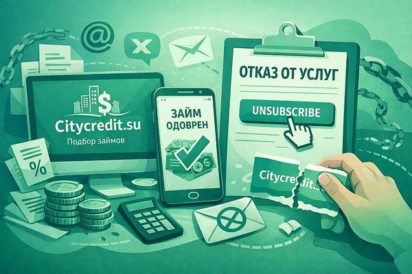 City Credit (Citycredit.su): Как отписаться от платных услуг