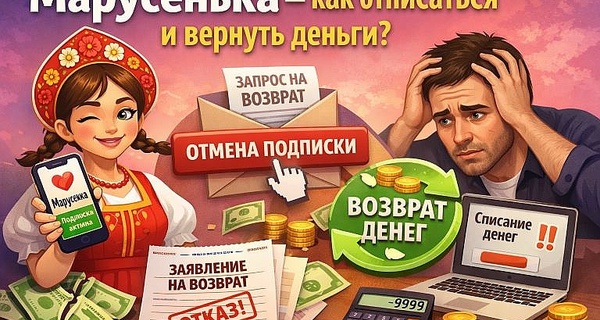 Марусенька - как отписаться и вернуть деньги