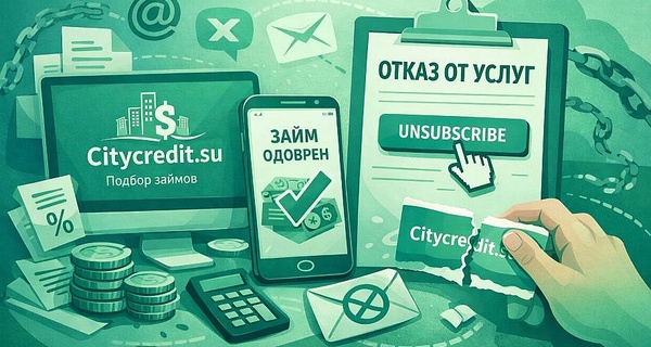 City Credit (Citycredit.su): Как отписаться от платных услуг